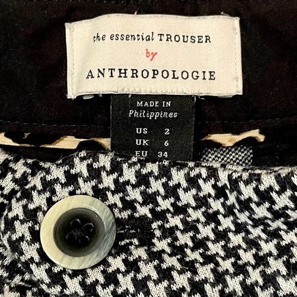 Anthropologie Essential Fitted Flare Pants - Picture 9 of 11